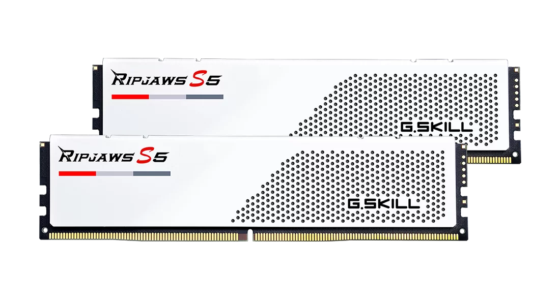 G.Skill Ripjaws S5 / F5-6000J3040F16GX2-RS5W geheugenmodule 32 GB 2 x 16 GB DDR5 4800 MT/s