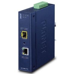 PLANET Industrial 1-Port netwerk media converter Intern Blauw