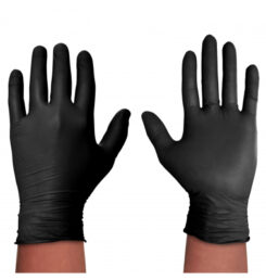 Spontex Einmalhandschuhe Extra zwart 100 aus Vinyl Gr. M