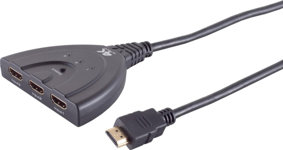 Shiverpeaks PROFESSIONAL HDMI schakelaar 3x1 ABS 4K60Hz ECO