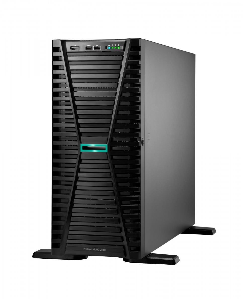 HPE ProLiant ML110 Gen11 3508U 2.1GHz 8c 1P 1x32GB-R 8SFF 2x480GB SSD 2x1000W PS EU server 960 GB Tower (4,5U) Intel® Xeon® Bronze 2