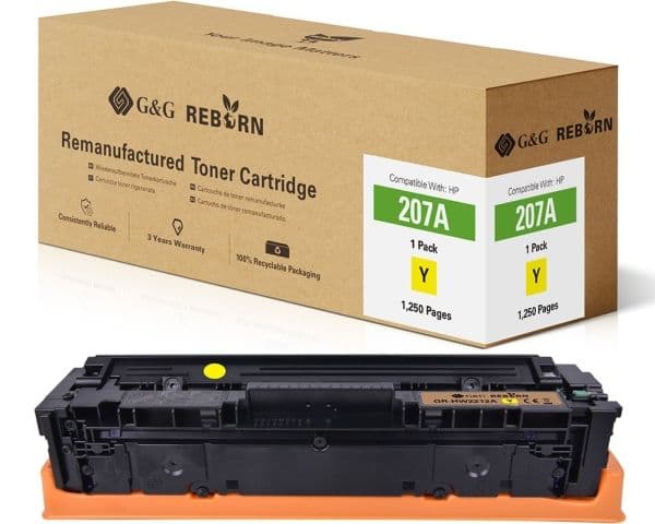 G&G GR-HW2212A tonercartridge 1 stuk(s) Compatibel Geel