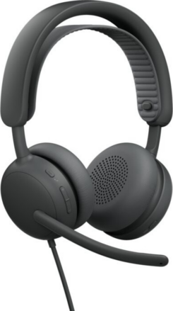 Logitech Zone Wired 2 Headset Bedraad Hoofdband Oproepen/muziek USB Type-C / USB Type-A Grafiet