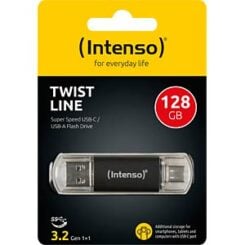 INTENSO USB FLASH DRIVE 3.2 / 128GB / TWIST LINE