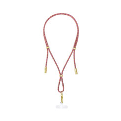 CELL PHONE CHARGING LANYARD IN NEON MIX GESCHIKT VOOR OPLADEN VANMOBIELE TELEFOONS