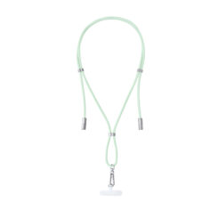 INTENSO CELL PHONE CHARGING LANYARD GROEN / GESCHIKT VOOR OPLADEN VANMOBIELE TELEFOONS
