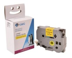 G&G 18761 labelprinter-tape Zwart op geel TZe
