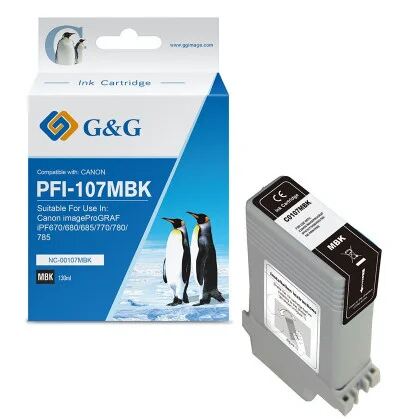 G&G 13707 inktcartridge 1 stuk(s) Compatibel Normaal rendement Mat Zwart