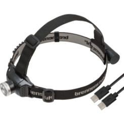 Brennenstuhl 1177300010 zaklantaarn Zwart, Grijs Lantaarn aan hoofdband LED