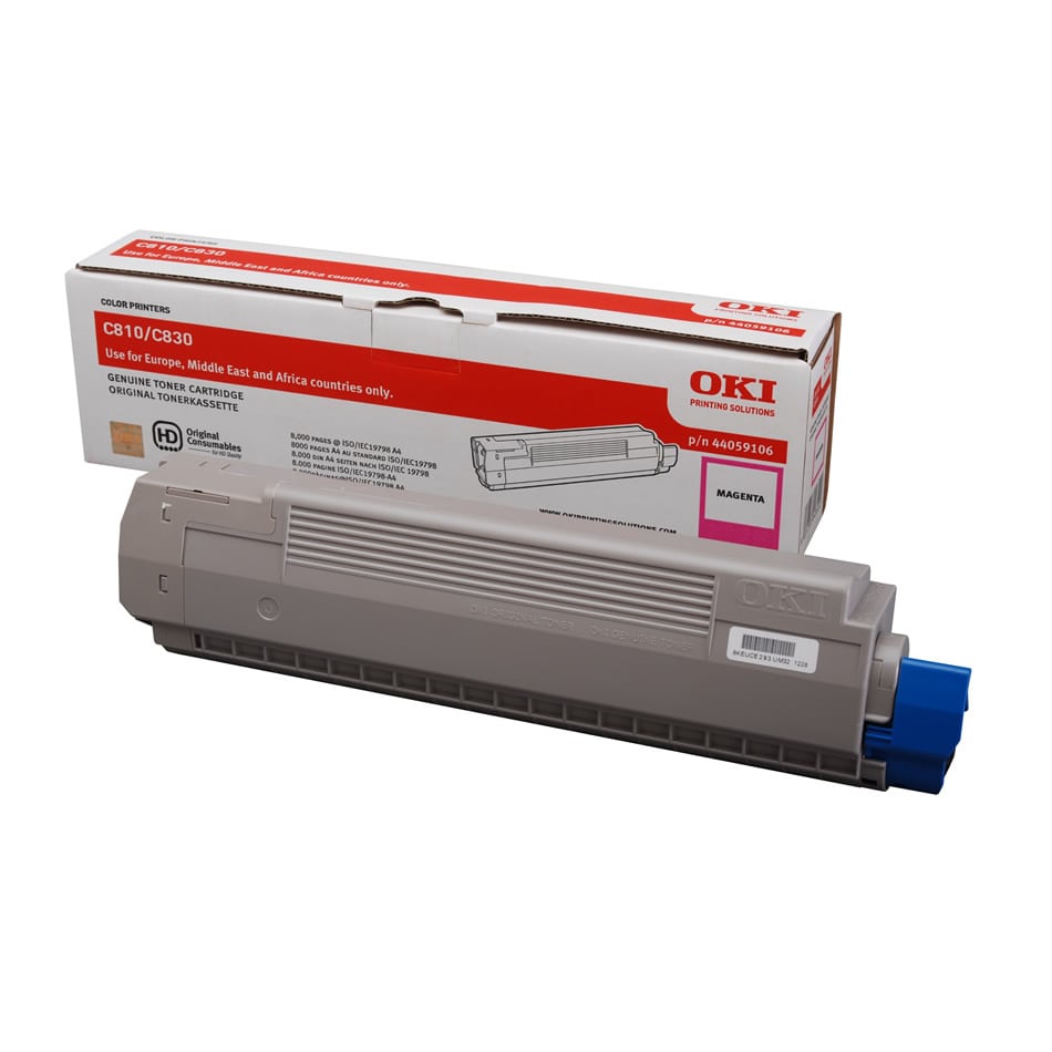 OKI toner magenta for c810 and c830