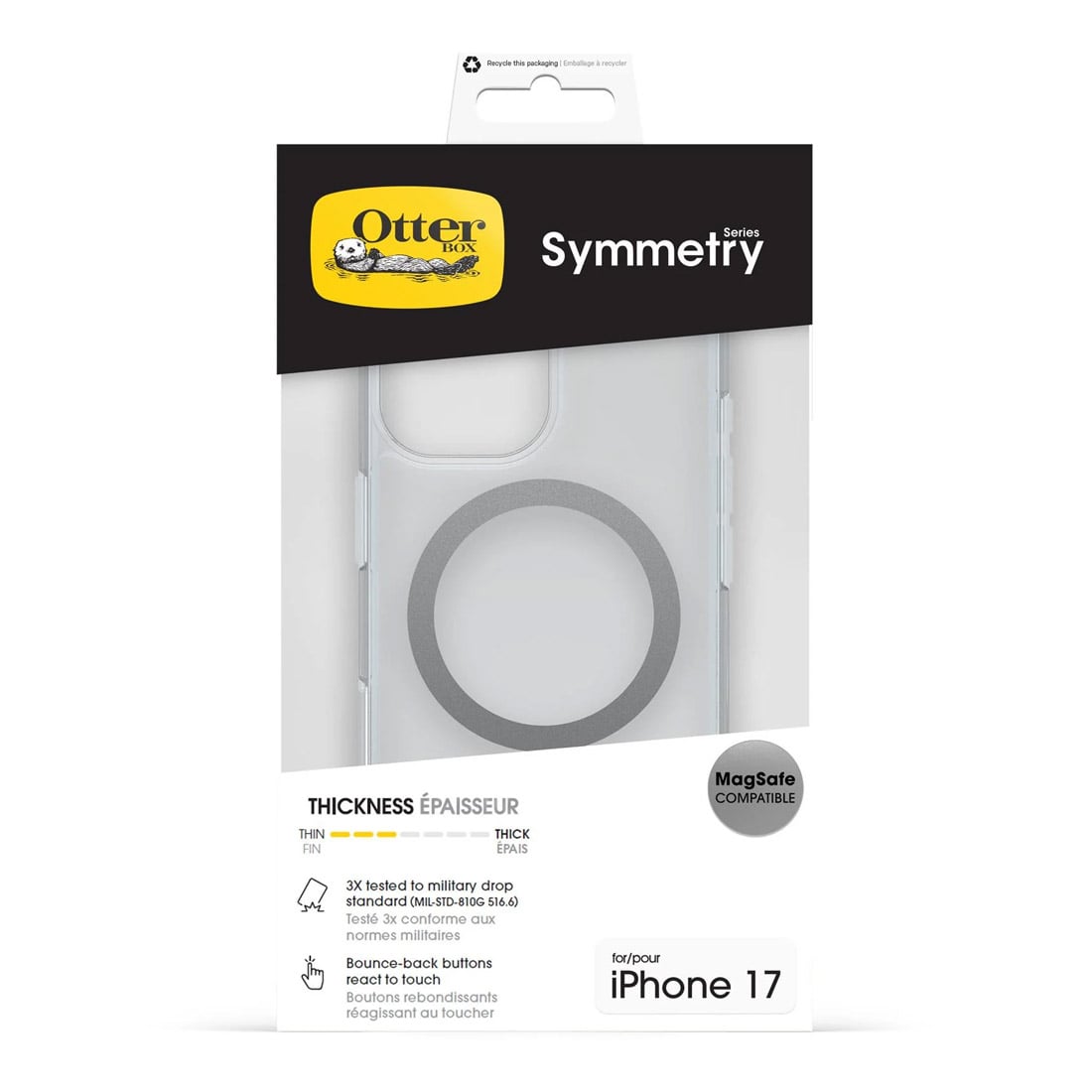 OBSymmetry Clear MS CC iPhone 17 - clear