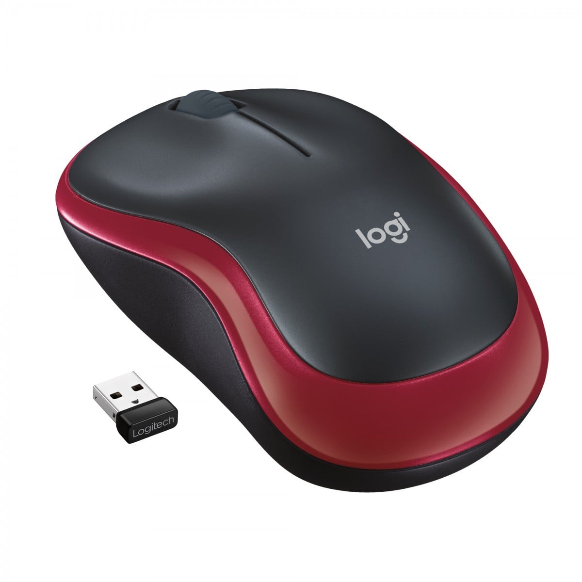 LOGI M185 Wireless Mouse RED EWR2