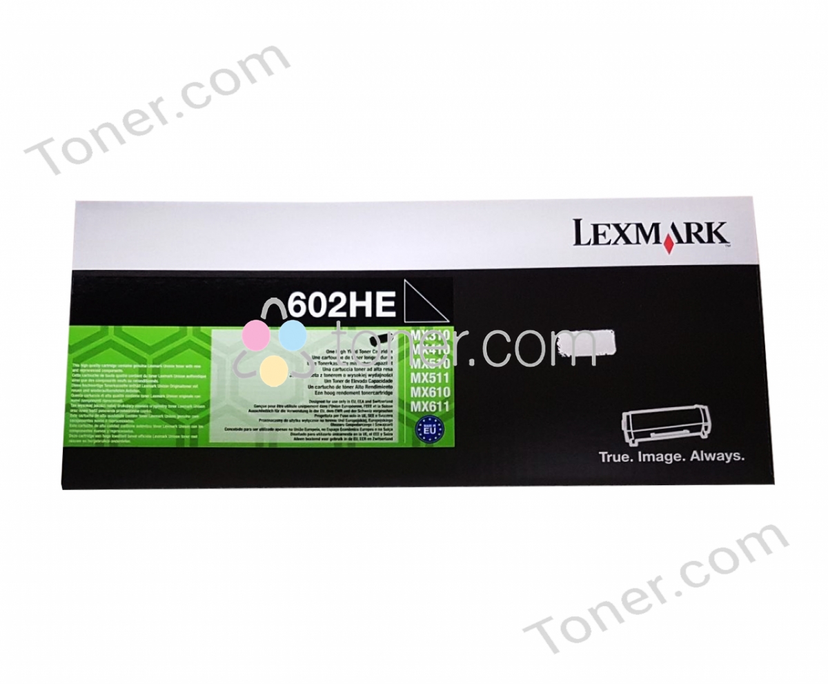 LEXMARK 602HE toner cartridge black