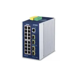 PLANET IGS-6325-16P4S netwerk-switch Managed L3 Gigabit Ethernet (10/100/1000) Power over Ethernet (PoE) Aluminium, Blauw