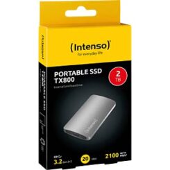 INTENSO EXTERNAL SSD / 2TB / TX800 / EXTERNE SOLID STATE DRIVE MET HOGEOPSLAGCAPACITEIT