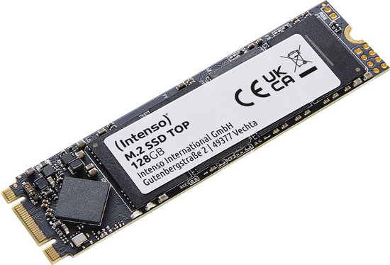 M.2 SSD MET SATA III INTERFACE EN EEN CAPACITEIT VAN 128GB GESCHIKT ALSCOMPACTE OPSLAGOPLOSSING