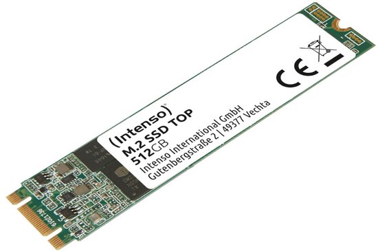 INTENSO M.2 SSD SATA III / 512GB OPSLAGCAPACITEIT