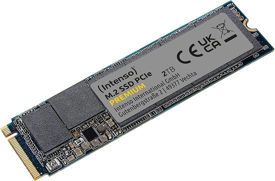 M.2 SSD PCIE 2TB PREMIUM OPSLAGOPLOSSING GESCHIKT VOOR SYSTEMEN MET M.2PCIE AANSLUITING