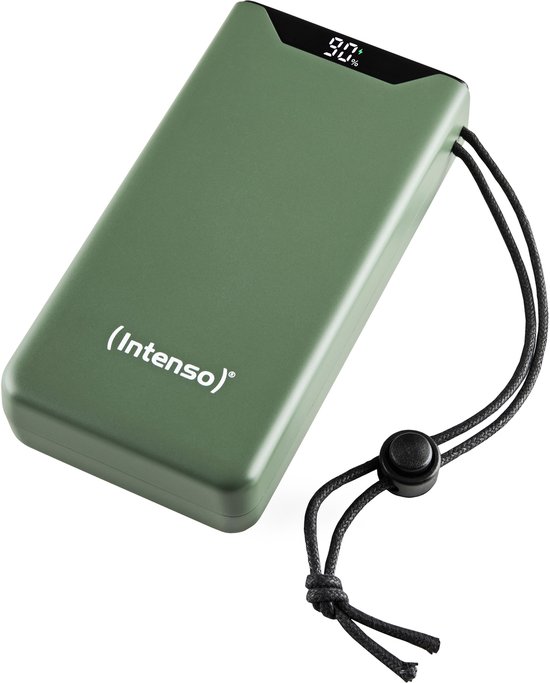 INTENSO POWER BANK F20000 DRAAGBARE OPLADER GREEN UITVOERING