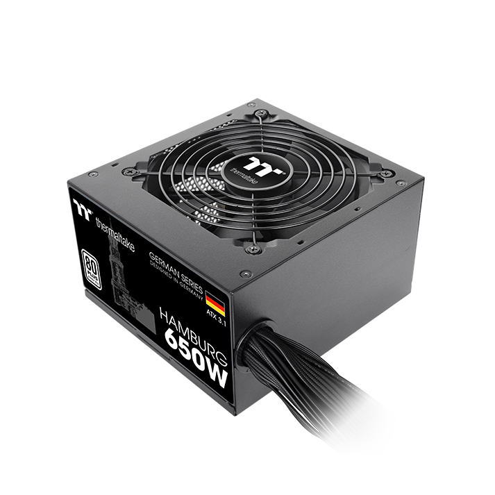 voeding Thermaltake Hamburg 650W ATX3.1 80+ zwart retail