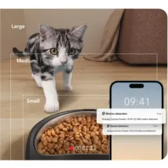 Petlibro Granary Smart Camera hond & kat voedings- en watervoorziening Zwart Universeel Automatische voeder voor huisdieren