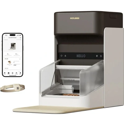 Petlibro One RFID Smart hond & kat voedings- en watervoorziening Wit Automatische voeder voor huisdieren
