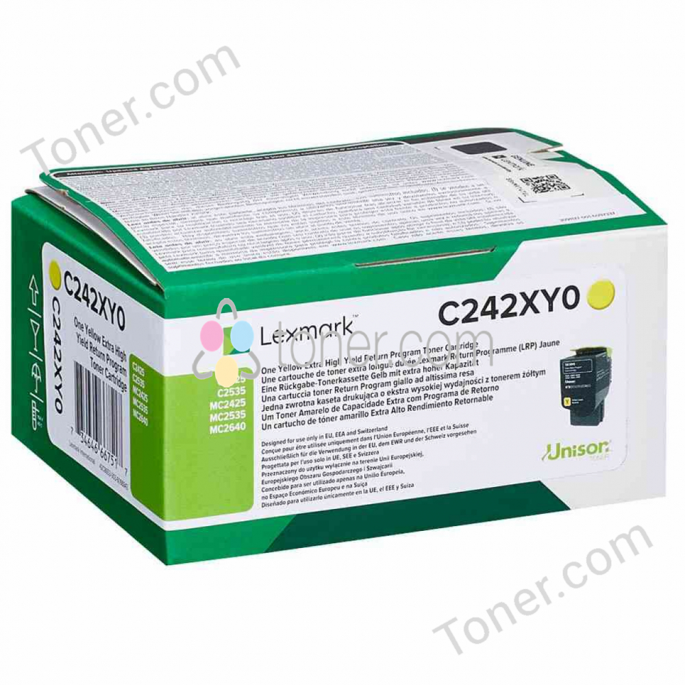 LEXMARK C242XY0 Yellow Extra High Yield