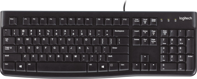 LOGI K120 Corded Keyboard black OEMESP