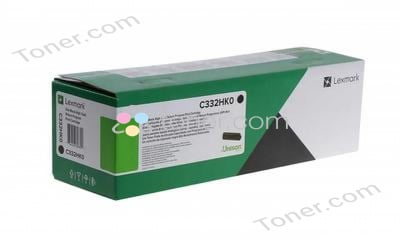 LEXMARK C332HK0 H Black Toner Cartridge