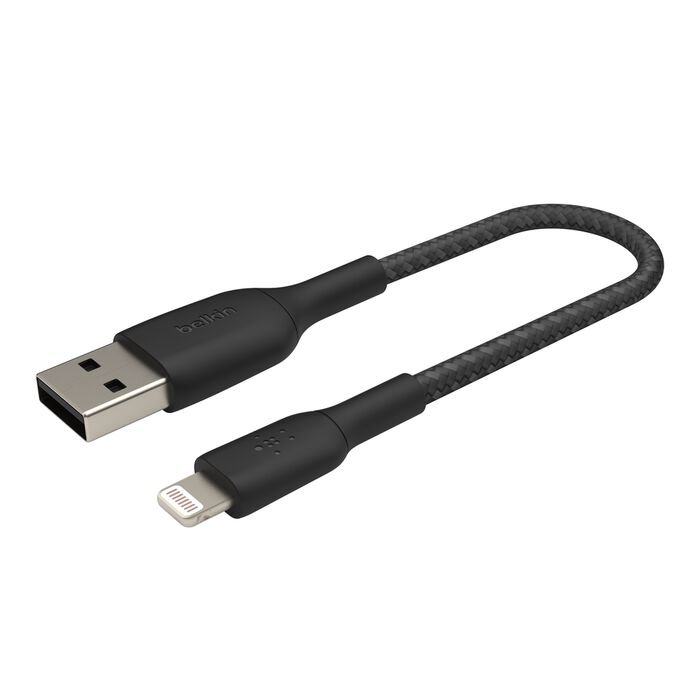 BELKIN Braided A-LTG 0.15M BLK