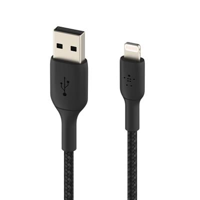 BELKIN Braided A-LTG 1M BLK