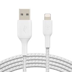 BELKIN Braided A-LTG 2M WHT