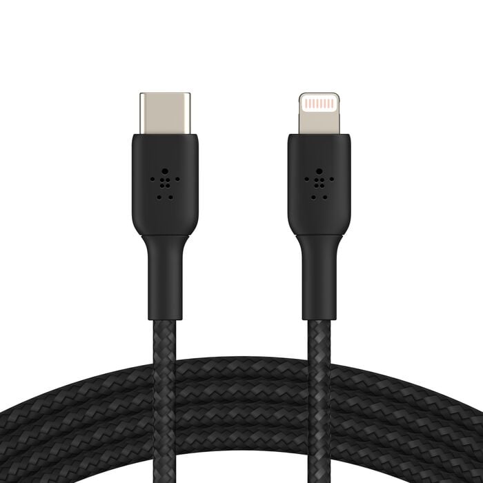 BELKIN Braided C-LTG 1M BLK