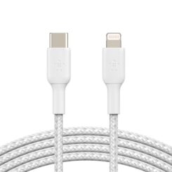 BELKIN Braided C-LTG 1M WHT