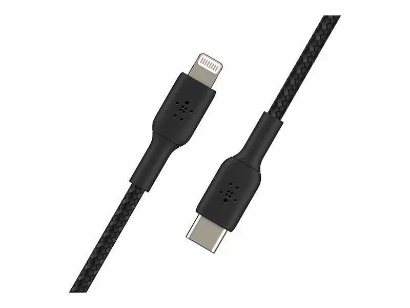 BELKIN Braided C-LTG 2M BLK