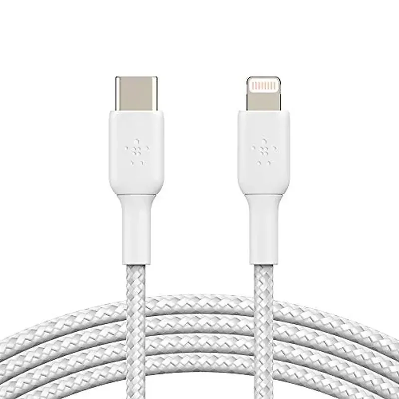 BELKIN Braided C-LTG 2M WHT