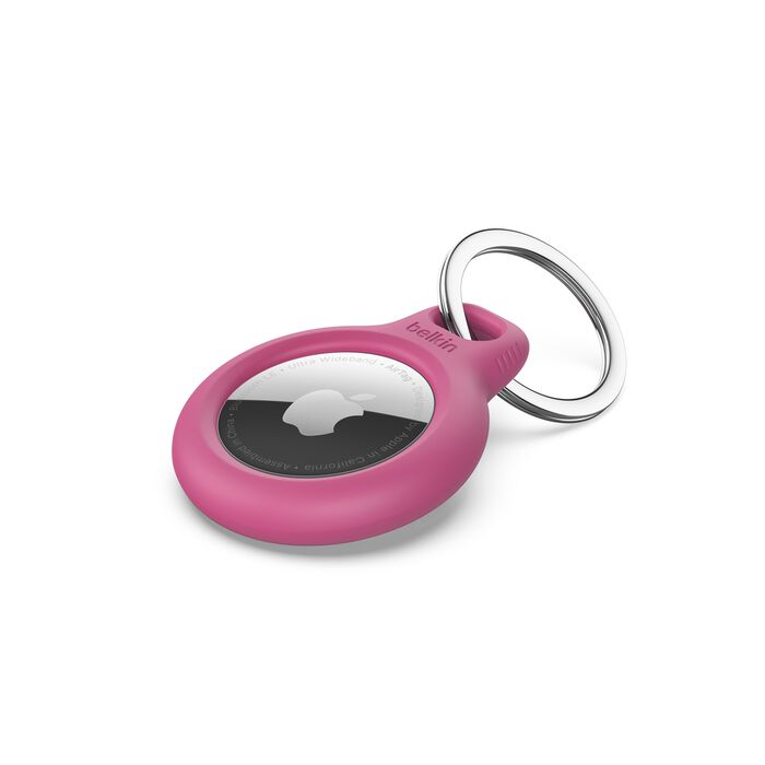 BELKIN AirTag Holder with Keyring Pink