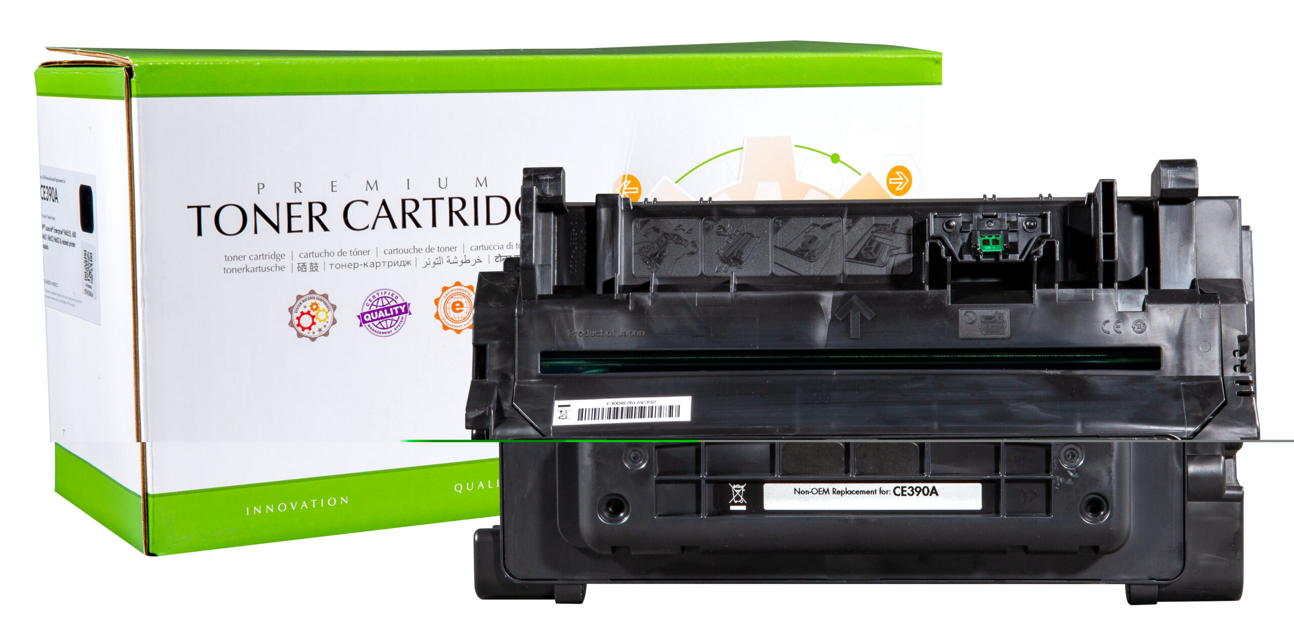 STATIC cartr HP CE390A blk comp 10k