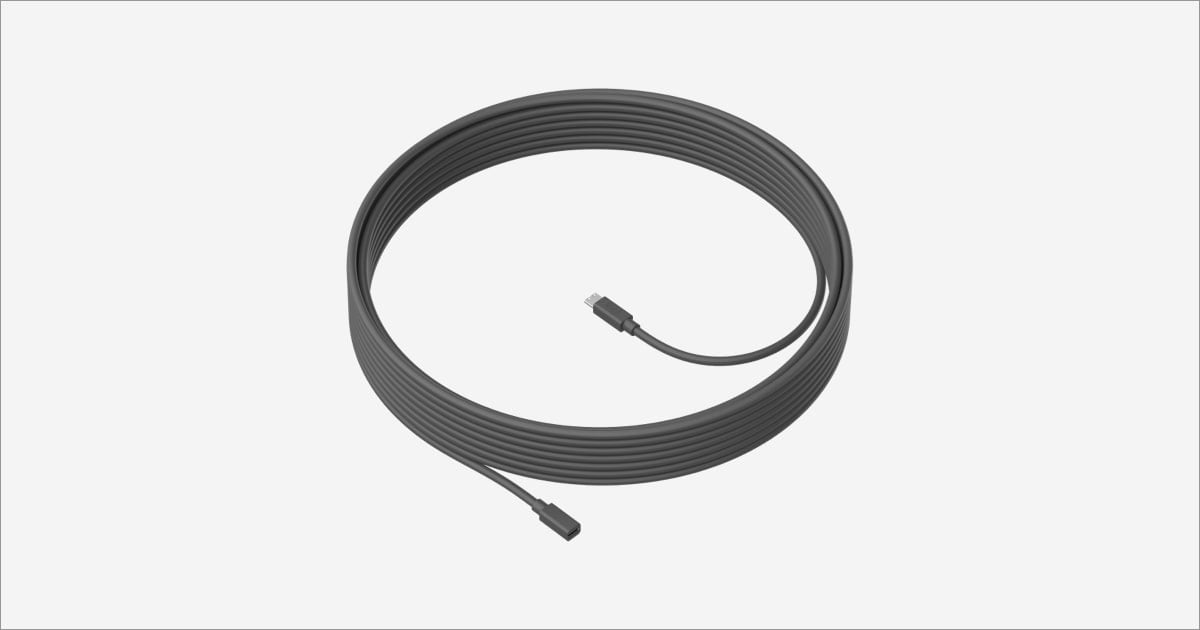 LOGI MeetUp expansion USB cable mic 10m