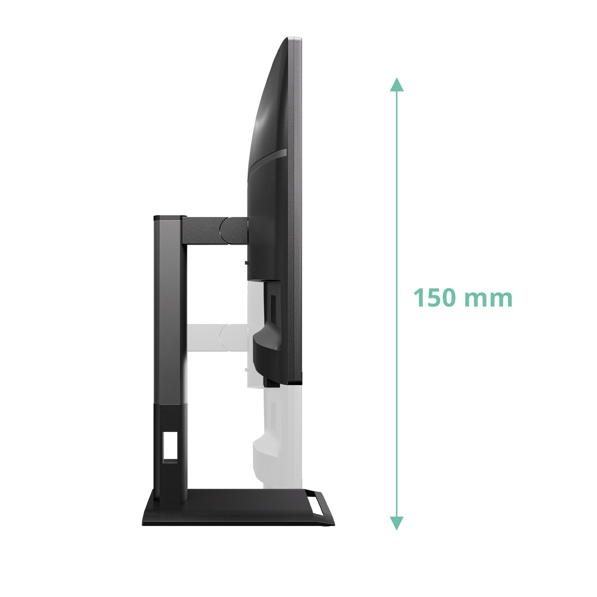 AOC Q27P4U computer monitor 68,6 cm (27") 2560 x 1440 Pixels Wide Quad HD Zwart - Afbeelding 5
