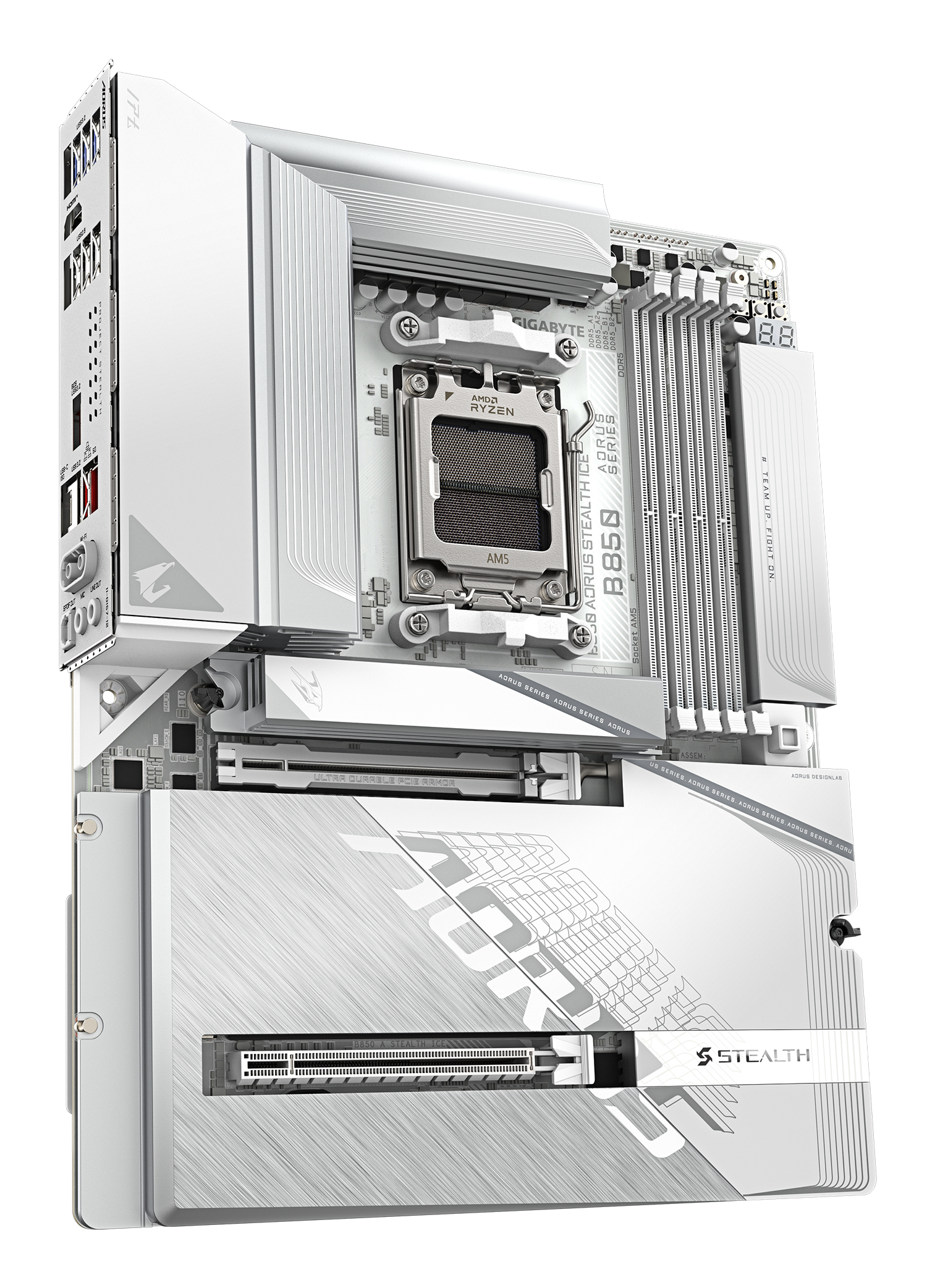 GIGABYTE B850 AORUS STEALTH ICE AMD B850 Socket AM5 ATX - Afbeelding 5