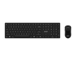 MSI FORGE K210 WIRELESS COMBO toetsenbord Inclusief muis Thuis/Werk USB Zwart
