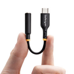 StarTech.com 12,7cm USB-C naar 3.5mm TRRS koptelefoon/headset Jack Audio-adapter, USB Type-C Aux Dongle, 32-bit DAC, Voor Laptop/Telefoon/Tablet, Ondersteunt USB-C/Thunderbolt - Afbeelding 5