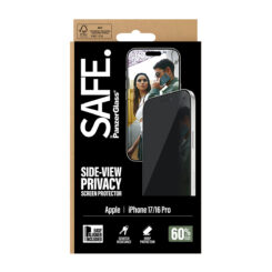 PanzerGlass SAFE. by ® 2-Way Privacy Screen Protector iPhone 17 | iPhone 16 Pro | Ultra-Wide Fit w. EasyAligner Doorzichtige schermbeschermer Apple 1 stuk(s) - Afbeelding 4
