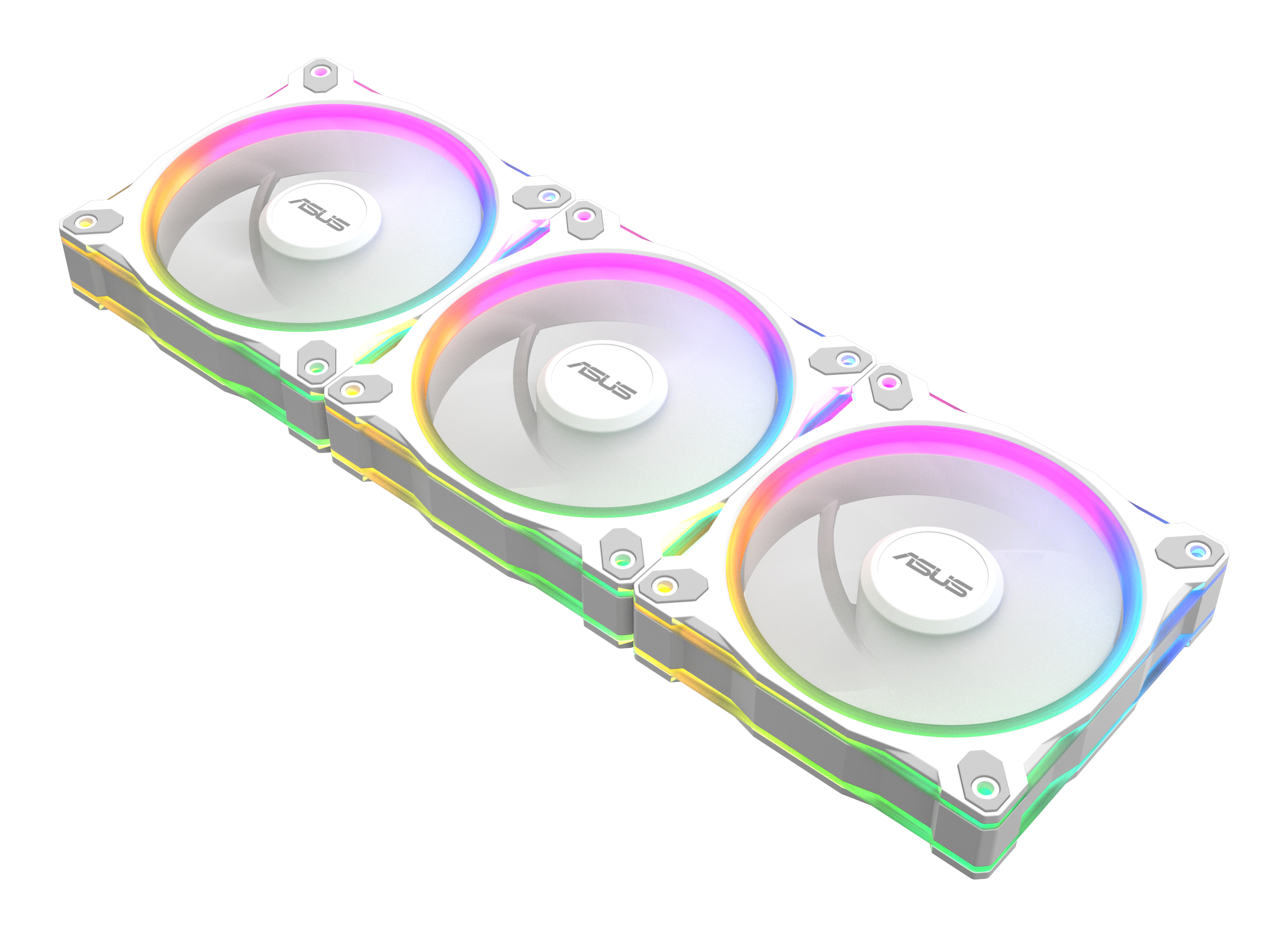 ASUS Prime MR120 Fan ARGB Reverse White 3in1 Computer behuizing Ventilator 12 cm Wit 3 stuk(s) - Afbeelding 4