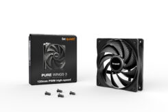 be quiet! Pure Wings 3 120mm PWM high-speed Computer behuizing Ventilator 12 cm Zwart 1 stuk(s) - Afbeelding 4