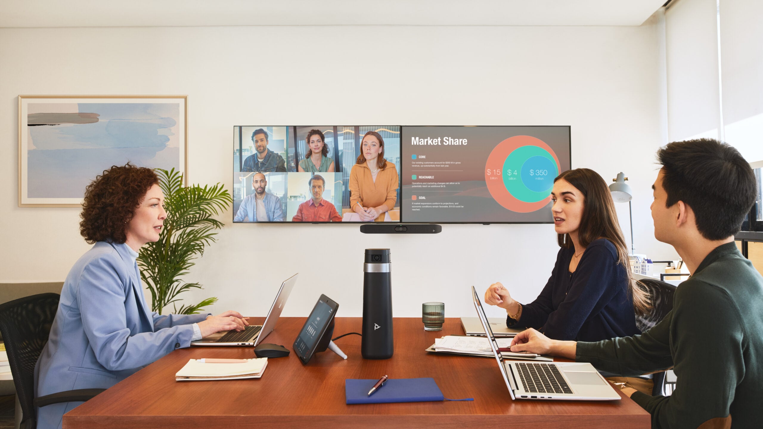 HP Poly Studio X32 All-In-One Video Bar No Power Supply - Afbeelding 5