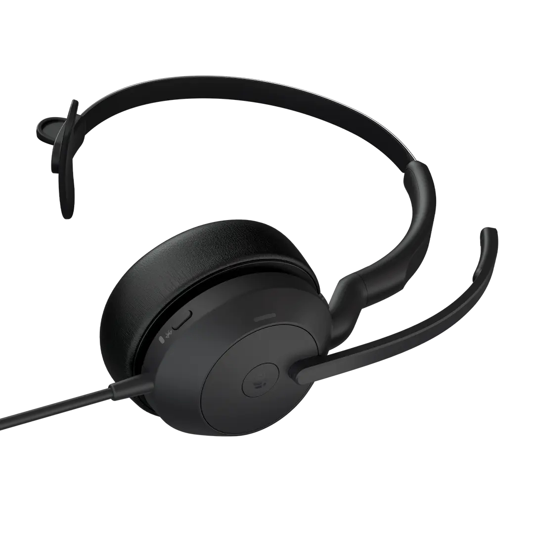 Jabra Evolve2 50 Headset Bedraad Hoofdband Kantoor/callcenter USB Type-C / USB Type-A Bluetooth Zwart - Afbeelding 3