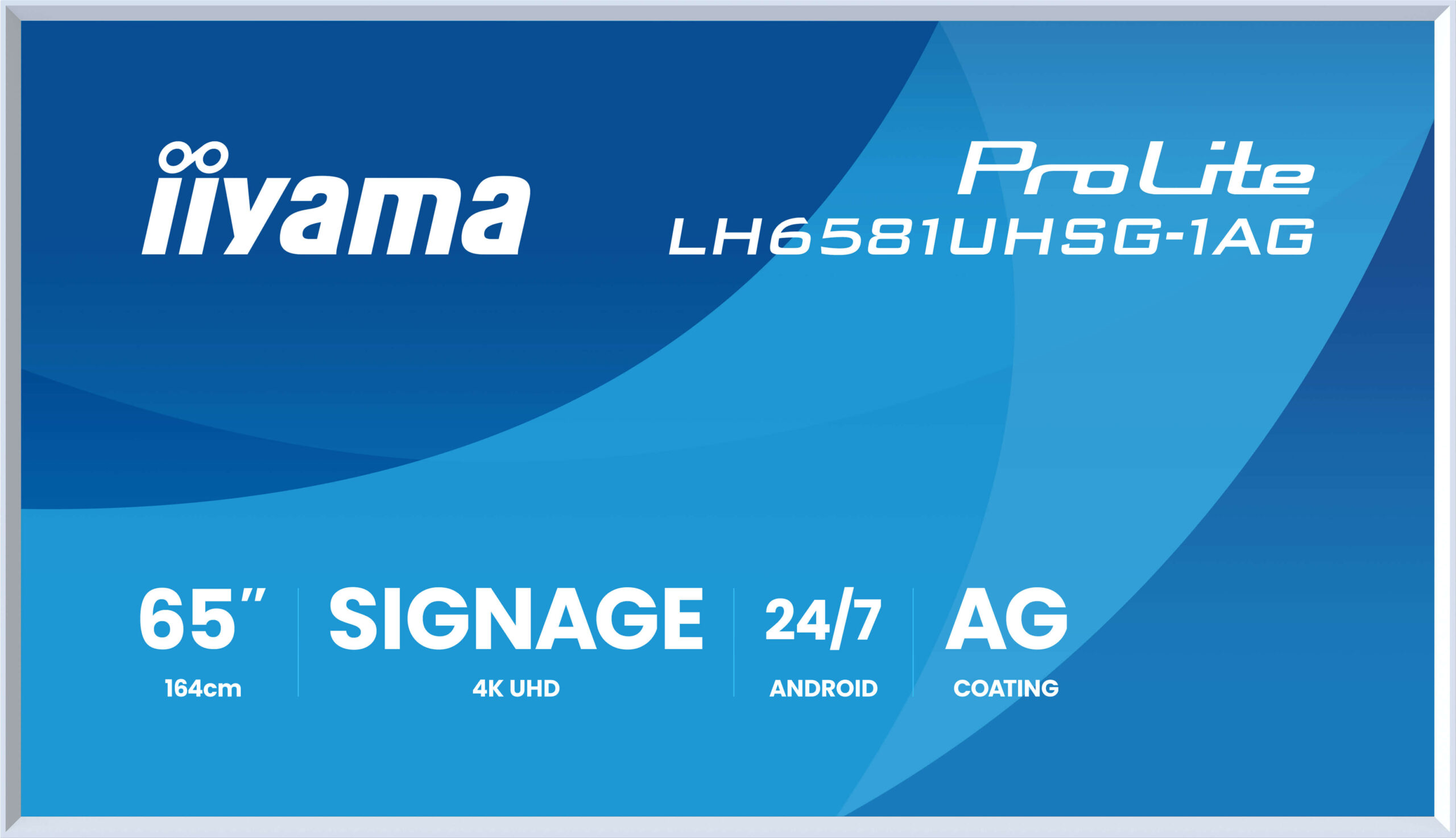 iiyama LH6581UHSG-1AG beeldkrant Digitale signage flatscreen 163,8 cm (64.5") Wifi 500 cd/m² 4K Ultra HD Wit Type processor Android 24/7 - Afbeelding 3