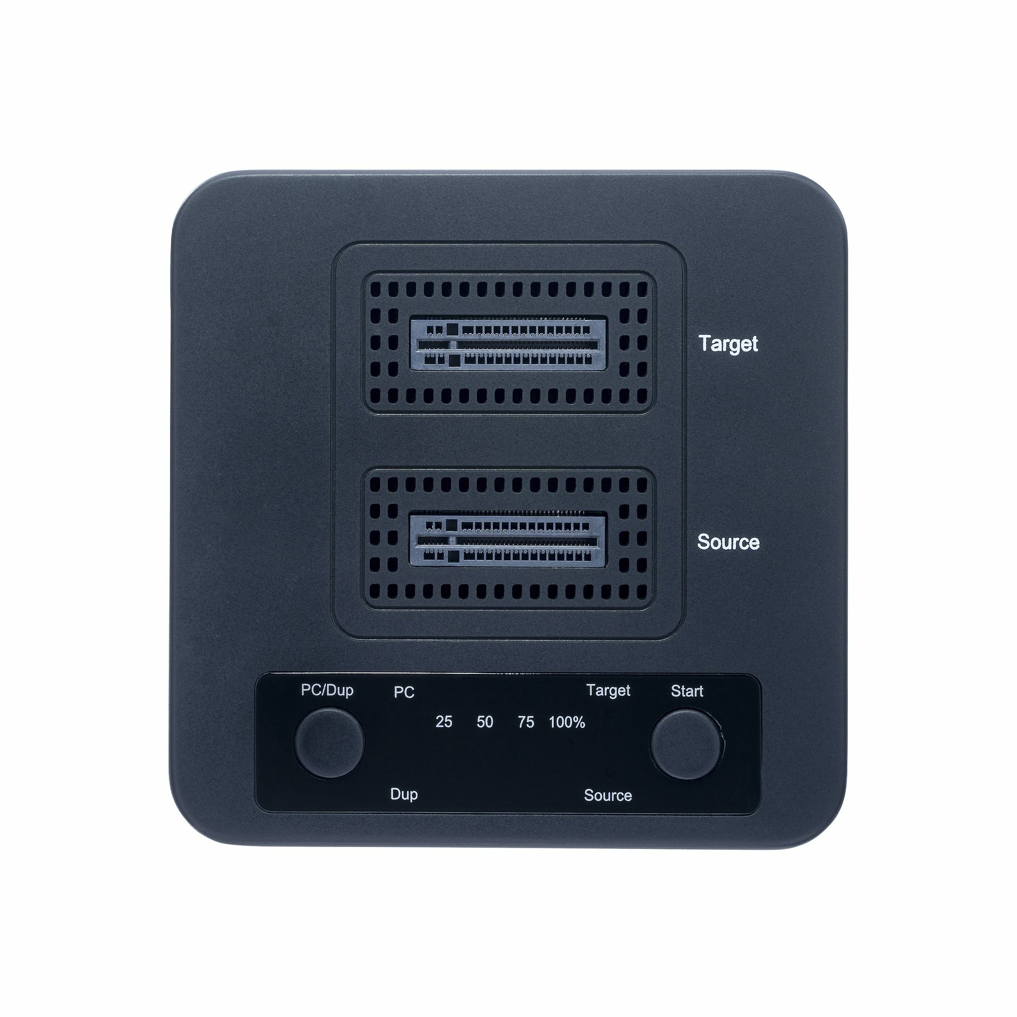StarTech.com 1:1 M.2 NVMe Drive Duplicator, Standalone M.2 SSD Cloner/Copier tot 90GBpm, USB 3.2 20Gbps Dual-Bay M.2 Drive Dock, Inclusief USB-C/A Kabels - Afbeelding 4